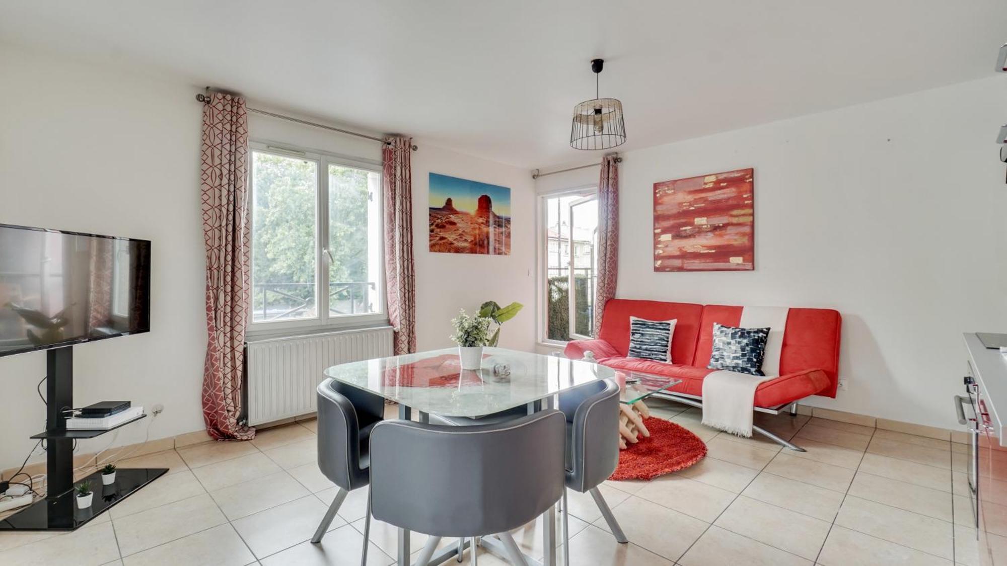 Chic Apart With Parking Near Paris 奥贝维利埃 外观 照片