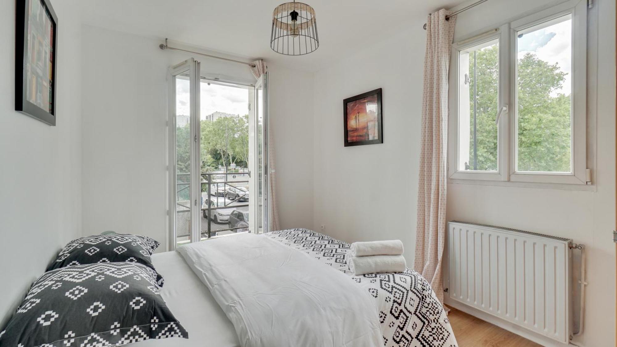 Chic Apart With Parking Near Paris 奥贝维利埃 外观 照片
