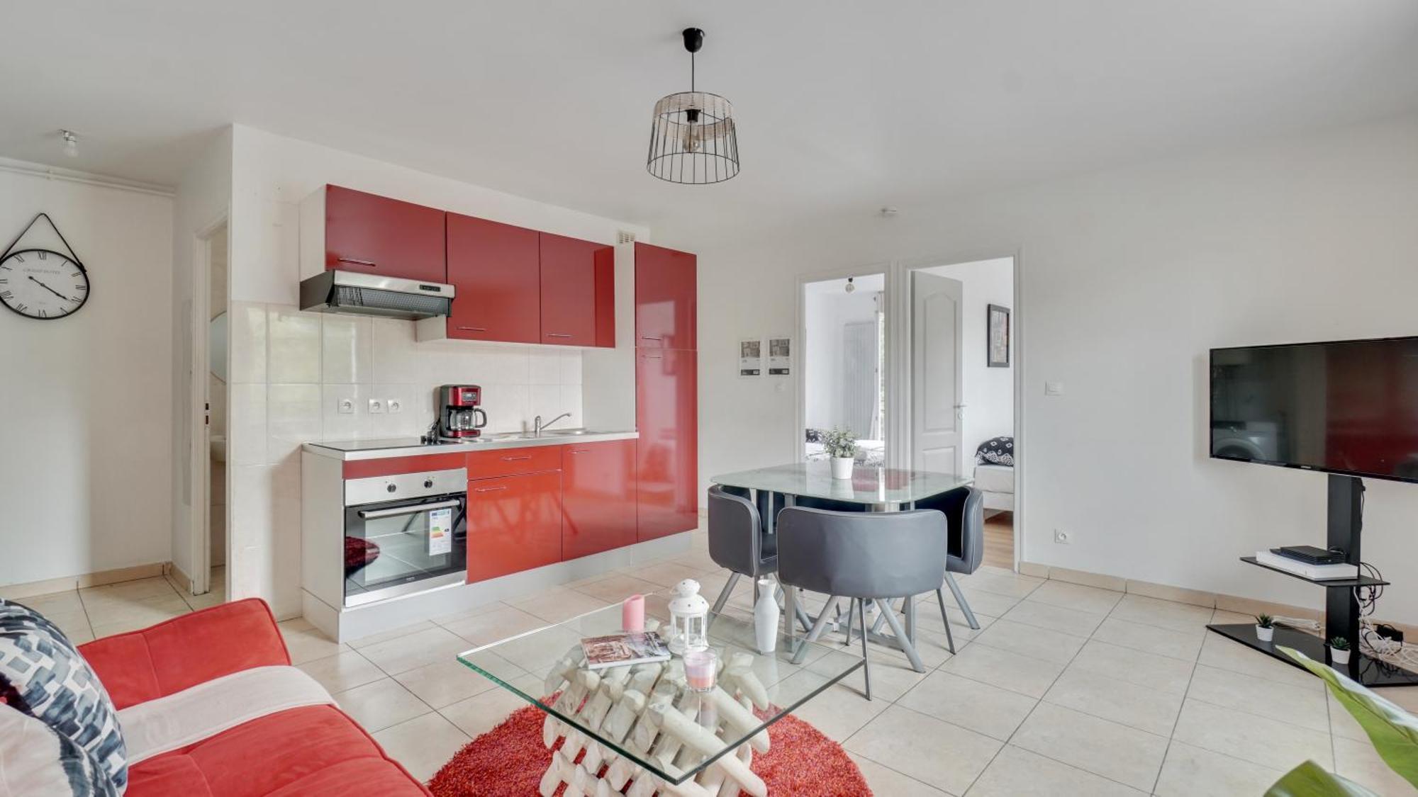 Chic Apart With Parking Near Paris 奥贝维利埃 外观 照片