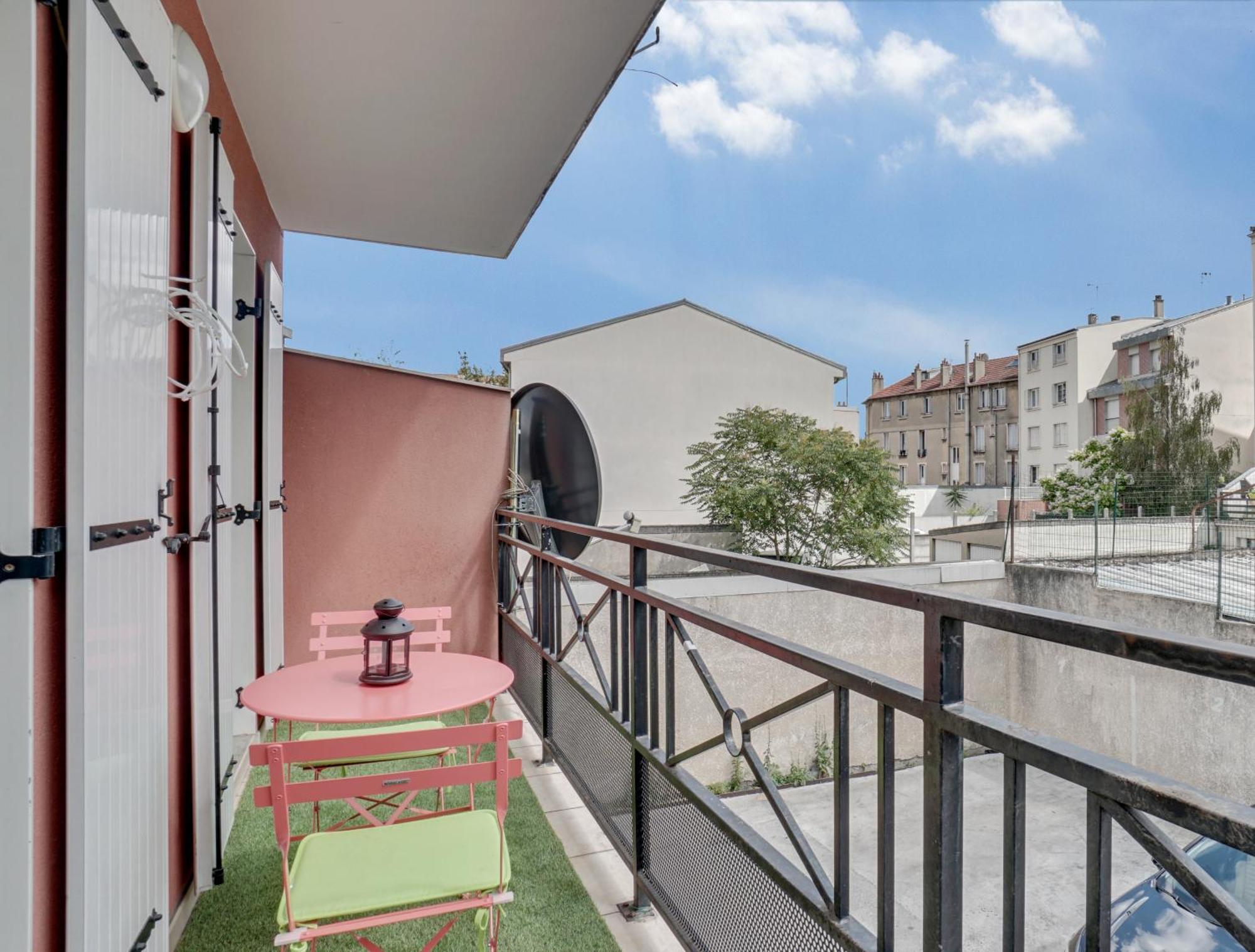Chic Apart With Parking Near Paris 奥贝维利埃 外观 照片